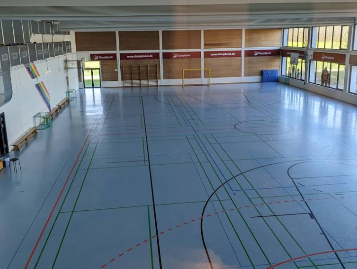 Innenraum Odins Sporthalle